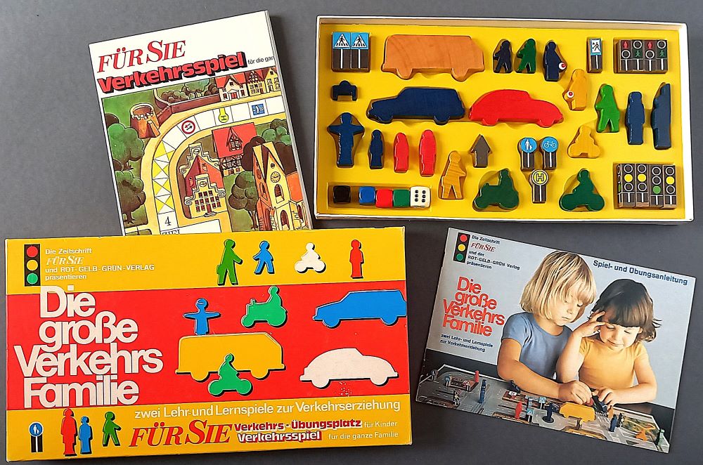 Gesellschaftsspiel "Die große Verkehrsfamilie"